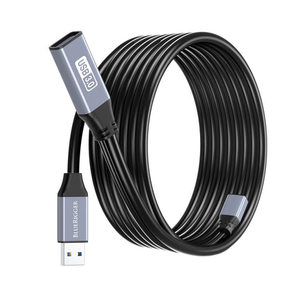 Active USB 3.0 Extension Cable 32FT (5 Gbps USB Extender Cord, In-Wall CL3 Rated) - Long USB Extension Cable for Webcam, VR Headset, Printer, Hard Drive, Keyboard, Mouse